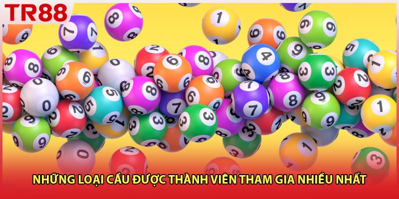 Những loại cầu được thành viên tham gia nhiều nhất