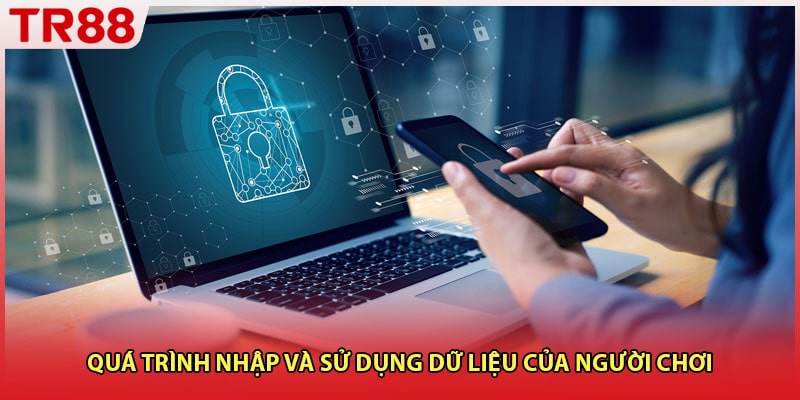 Quá trình nhập và sử dụng dữ liệu của người chơi
